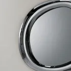 مرآة حائط منحنية الشكل بإطار منحني، صنع في إيطاليا - بابيلا Viadurini