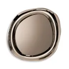 مرآة حائط منحنية الشكل بإطار منحني، صنع في إيطاليا - بابيلا Viadurini