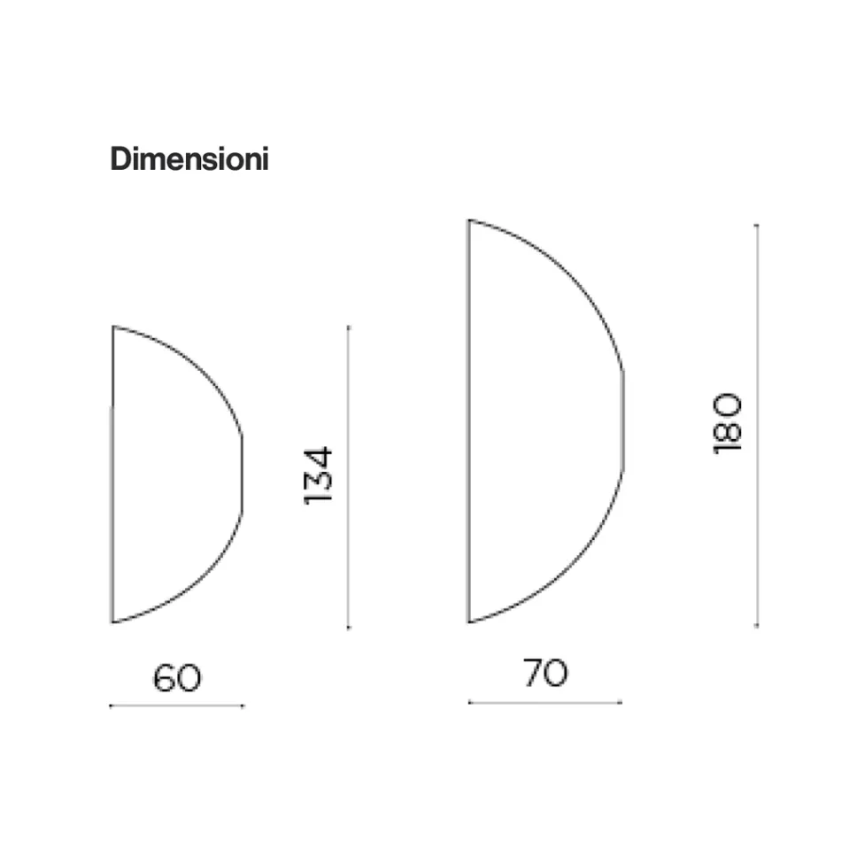 مرآة حائط مصممة بشكل مميز، صنع في إيطاليا - ألفونسا Viadurini
