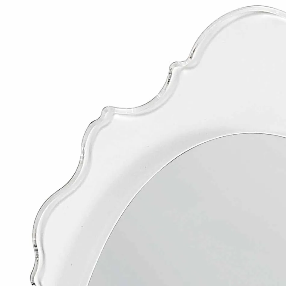 تصميم مرآة حائط شفافة Joy، صنع في إيطاليا Viadurini