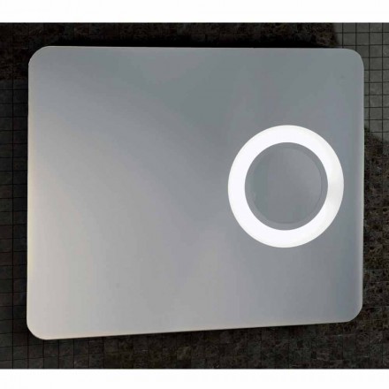 مرآة مكياج بتصميم عصري، إضاءة LED، مارين Viadurini