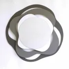 مرآة بتصميم عصري من الحديد ثلاثي الألوان، صنع في إيطاليا - جيرترود Viadurini