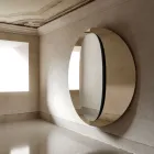 مرآة خشبية مزدوجة الألواح بتصميم بريستول العصري، صنع في إيطاليا Viadurini