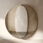 مرآة خشبية مزدوجة الألواح بتصميم بريستول العصري، صنع في إيطاليا Viadurini