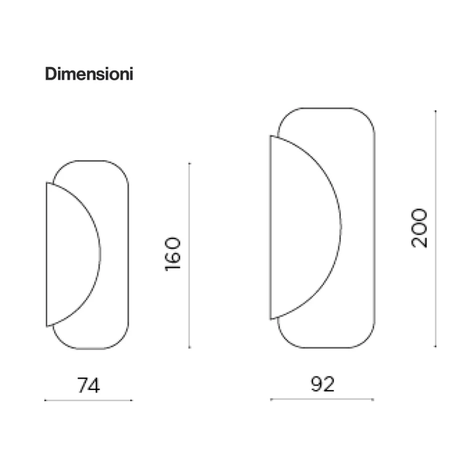 مرآة مصنوعة من لوحين متداخلين على شكل معين، صنع في إيطاليا - أديلايد Viadurini