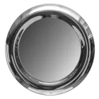 مرآة زجاجية منحنية مع إضاءة خلفية LED - إكسلسيور Viadurini