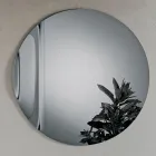 مرآة زجاجية مموجة مصنوعة في إيطاليا - كانديدا Viadurini