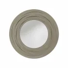 مرآة حائط دائرية حديثة من الحديد الملون، صنع في إيطاليا - أوريجانو Viadurini