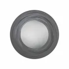 مرآة حائط دائرية حديثة من الحديد الملون، صنع في إيطاليا - أوريجانو Viadurini