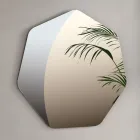 مرآة متعددة الأضلاع غير منتظمة ذات زوايا مشطوفة، صنع في إيطاليا - كاليرا Viadurini