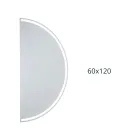 مرآة بإضاءة خلفية مع شريط LED مستمر - إكسلسيور Viadurini