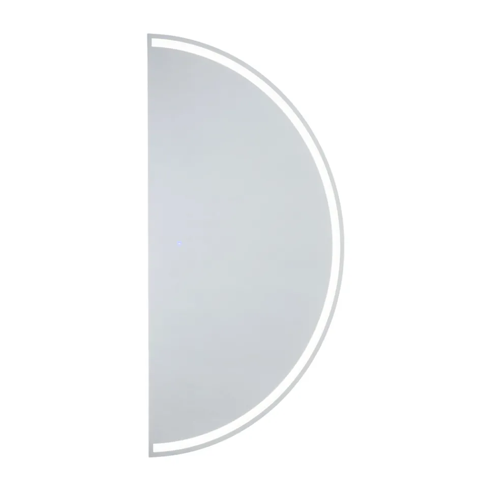 مرآة بإضاءة خلفية مع شريط LED مستمر - إكسلسيور Viadurini