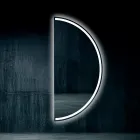 مرآة بإضاءة خلفية مع شريط LED مستمر - إكسلسيور Viadurini