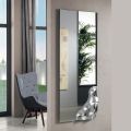 مرآة مستطيلة بزاوية من الزجاج المدمج، صنع في إيطاليا - أديليندا
