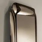 مرآة مستطيلة بإطار من الكريستال المصبوب، صنع في إيطاليا - بيليندا Viadurini