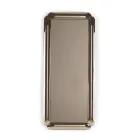 مرآة مستطيلة بإطار من الكريستال المصبوب، صنع في إيطاليا - بيليندا Viadurini