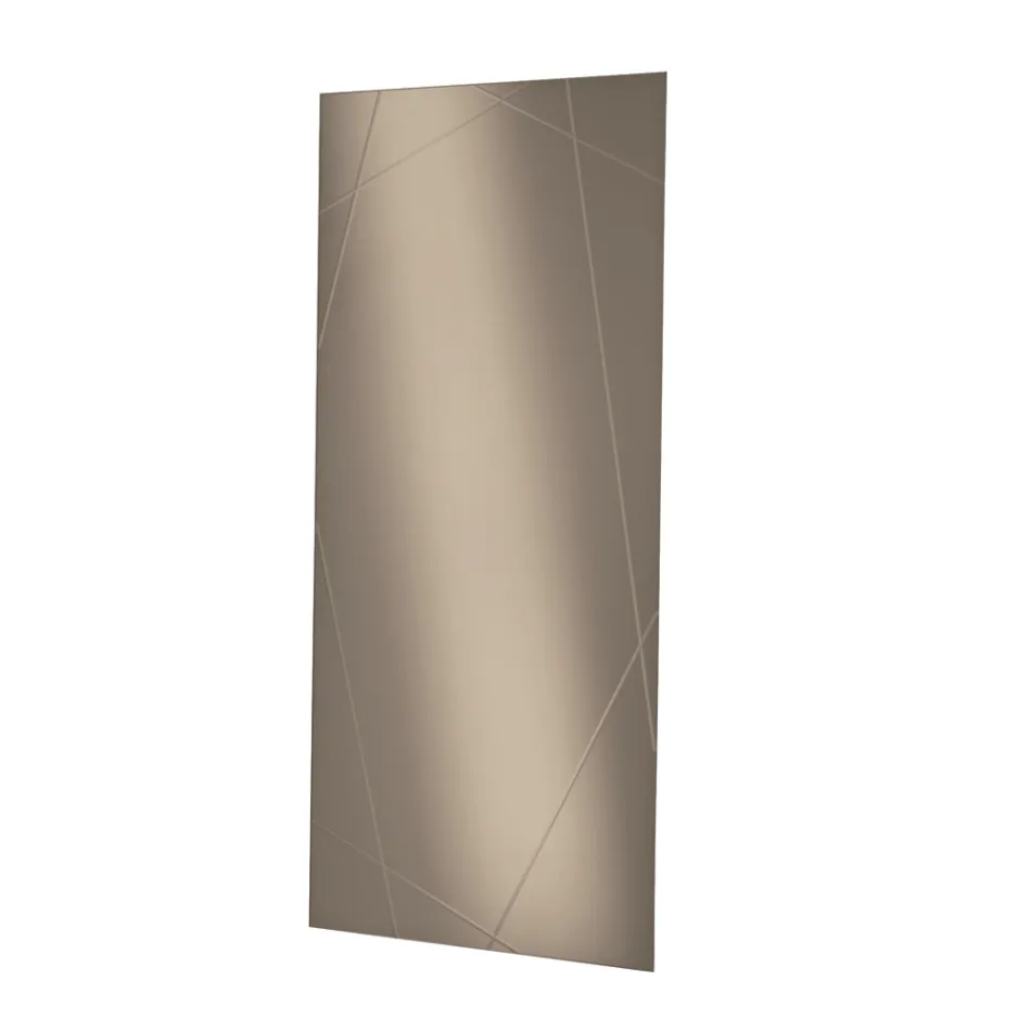 مرآة مستطيلة بنقوش ليزرية، صنع في إيطاليا - ألبرتا Viadurini