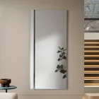 مرآة مستطيلة الشكل مع إطار جانبي بلونين، صنع في إيطاليا - لوميس Viadurini