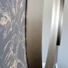 مرآة حائط دائرية بإطار برونزي أو أسود أو بلاتيني أو نحاسي - رينجا Viadurini