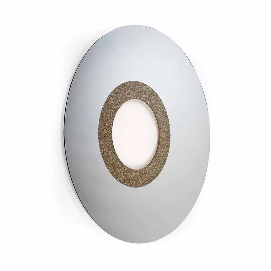 مرآة دائرية بتصميم عصري مصنوعة في إيطاليا Aris Viadurini