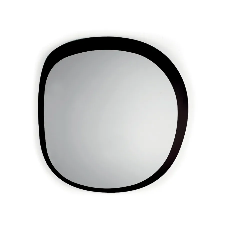 مرآة مصممة بشكل مميز مصنوعة من لوحين زجاجيين متداخلين، صنع في إيطاليا - أليدا Viadurini