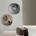 مرآة مصممة بشكل مميز مع حشوة زجاجية مموجة، صنع في إيطاليا - أدالبرتا Viadurini