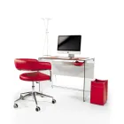 جيوب فارغة من الجلد أو الجلد المُجدد - نموذج الطين Viadurini