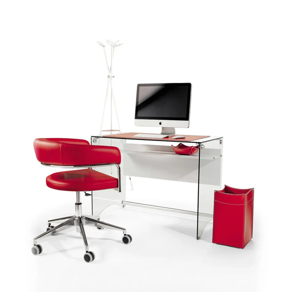 جيوب فارغة من الجلد أو الجلد المُجدد - نموذج الطين Viadurini