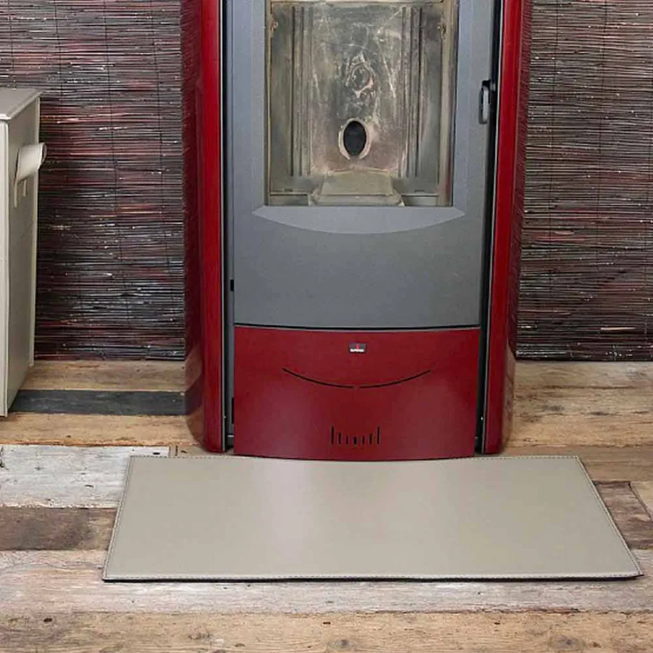 سجادة جلدية للمدفأة / الموقد كليو صنع في إيطاليا Viadurini