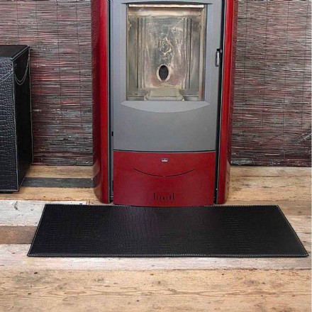 سجادة جلدية للمدفأة / موقد ديفا صنع في إيطاليا Viadurini