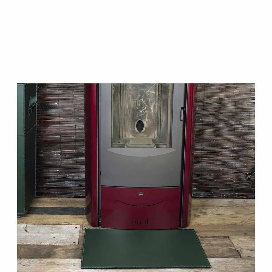 سجادة جلدية للمدفأة / موقد فيرجيليو صنع في إيطاليا Viadurini