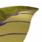 سجادة غرفة معيشة على شكل ورقة شجر من الصوف المنسوج يدويًا، مصنوعة في إيطاليا - أسينو Viadurini