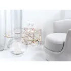 طاولة جسر حديثة مصنوعة من زجاج شبكي في إيطاليا، بولي Viadurini