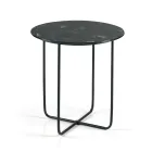 طاولة قهوة بمرآة وسطح سيراميك بتأثير الرخام، صنع في إيطاليا - جوستا Viadurini