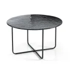 طاولة قهوة بمرآة وسطح سيراميك بتأثير الرخام، صنع في إيطاليا - جوستا Viadurini
