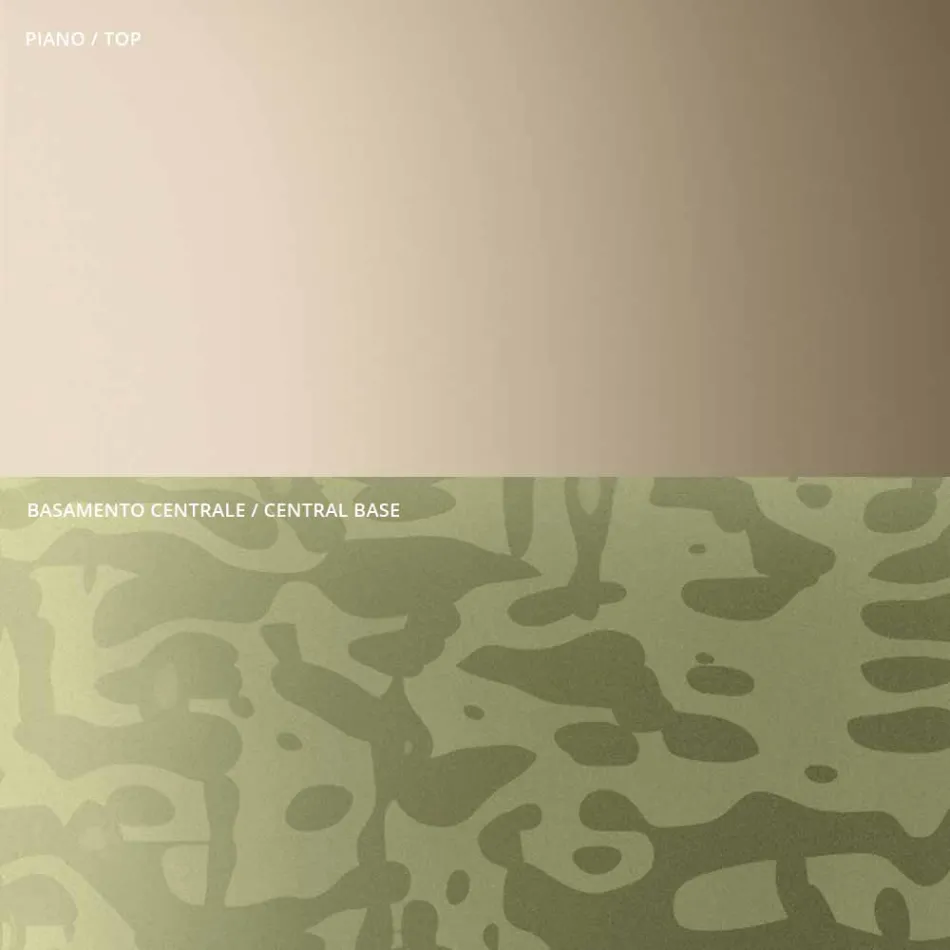 طاولة قهوة ذات سطح مربع من الزجاج أو المعدن، صنعت في إيطاليا - أنكين Viadurini