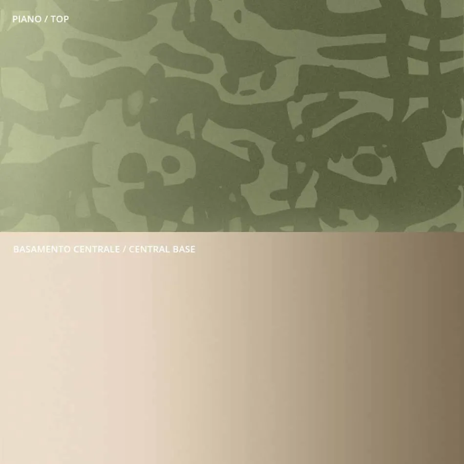 طاولة قهوة ذات سطح مربع من الزجاج أو المعدن، صنعت في إيطاليا - أنكين Viadurini