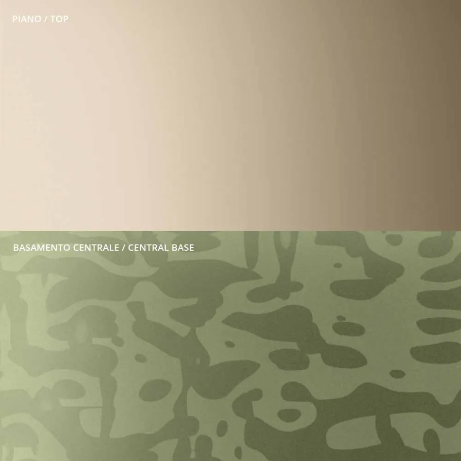 طاولة قهوة ذات سطح مربع من الزجاج أو المعدن، صنعت في إيطاليا - أنكين Viadurini