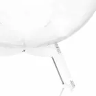 طاولة قهوة دائرية / حاوية بيفي حمراء، تصميم عصري صنع في إيطاليا Viadurini