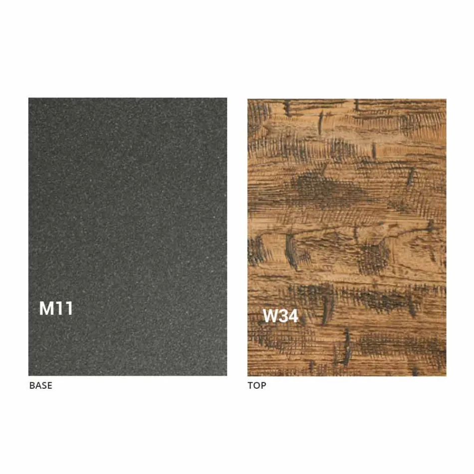 طاولة قهوة بتصميم قابل للتحويل من الخشب الإيطالي الصنع - فينسينزو Viadurini