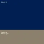 طاولة قهوة حديثة منخفضة التصميم باللون الأزرق أو العنابي مع حلقة - لوك Viadurini