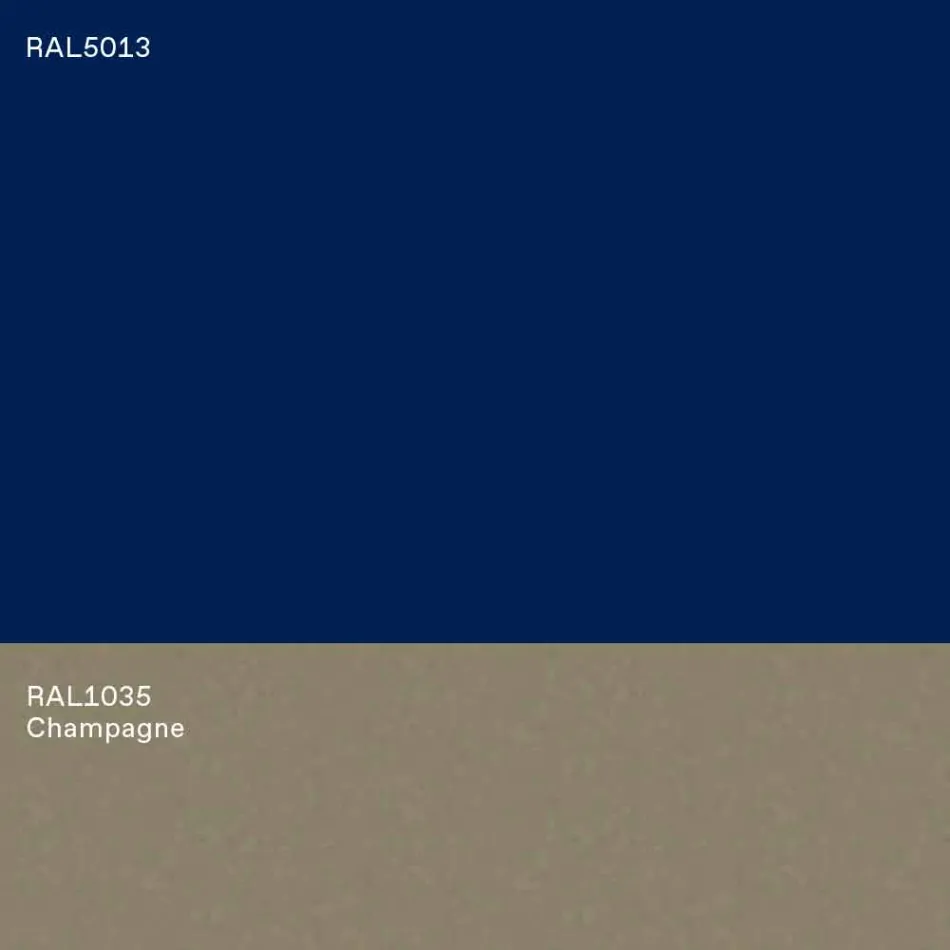 طاولة قهوة حديثة منخفضة التصميم باللون الأزرق أو العنابي مع حلقة - لوك Viadurini