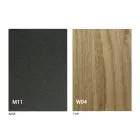 طاولة قهوة عصرية قابلة للتحويل مصنوعة من الخشب والمعدن في إيطاليا - فابيو Viadurini