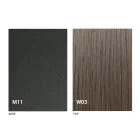 طاولة قهوة عصرية قابلة للتحويل مصنوعة من الخشب والمعدن في إيطاليا - فابيو Viadurini