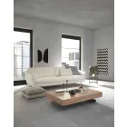 طاولة قهوة حديثة قابلة للتحويل مصنوعة من الخشب والمعدن، صنع في إيطاليا - فابيو Viadurini