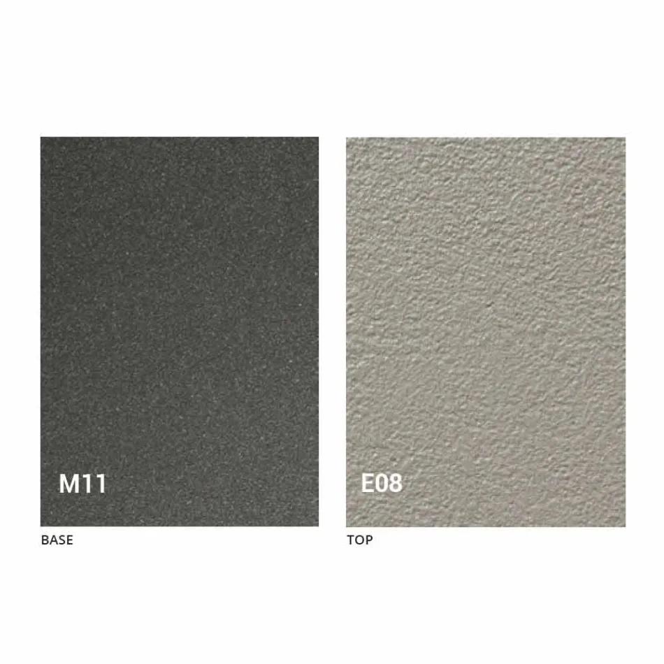 طاولة قهوة قابلة للتحويل مع سطح بتأثير الملاط، صنعت في إيطاليا - رومانسية Viadurini