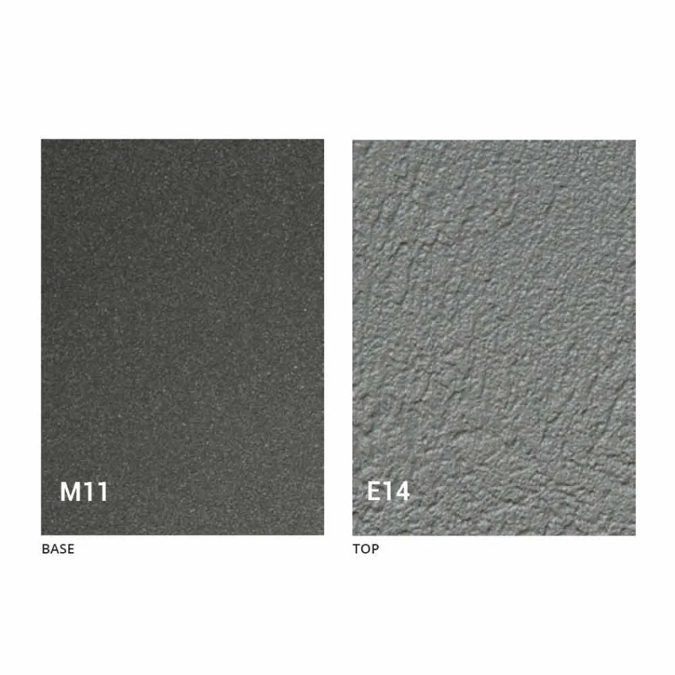 طاولة قهوة قابلة للتحويل مع سطح بتأثير الملاط، صنعت في إيطاليا - رومانسية Viadurini