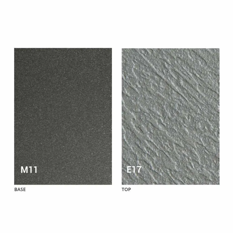 طاولة قهوة قابلة للتحويل مع سطح بتأثير الملاط، صنعت في إيطاليا - رومانسية Viadurini