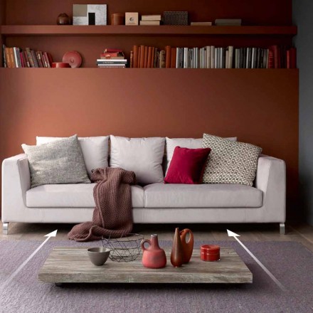 طاولة قهوة قابلة للتحويل إلى طاولة مطبخ بتصميم إيطالي الصنع - جينيو Viadurini