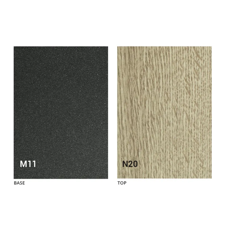 طاولة قهوة قابلة للتحويل إلى طاولة مطبخ، تصميم إيطالي الصنع - جينيو Viadurini